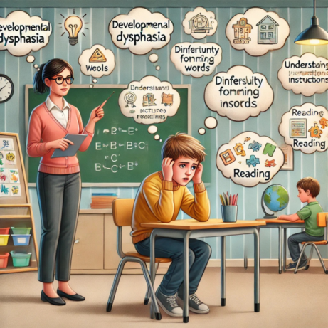 Ilustrační obrázek k článku o vzdělávání žáků s vývojovou dysfázií – podpora komunikace a individuální přístup.