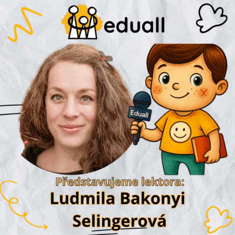 Maskot Edáčet vede rozhovor s Ludmilou Bakonyi Selingerovou, autorkou dětských knih a lektorkou Eduall, v inspirativním prostředí přírody.
